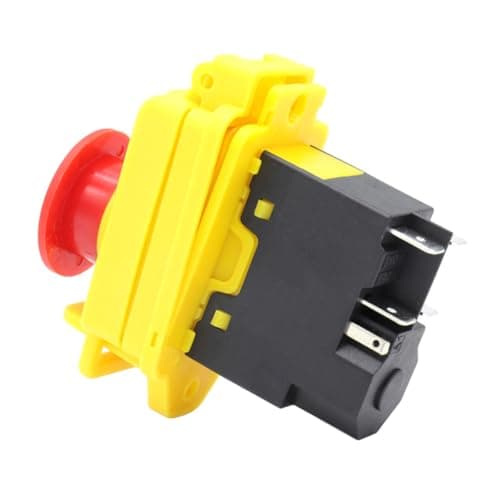 Image of Ausi KJD17B Waterproof Pressure Switch 250V 5 Pin Manual Electromagnetic Button Switch for Mini Lathe Industrial Power Tools