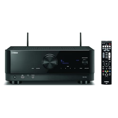 Image of Yamaha AV Receiver RX-V4A - Network receiver with MusicCast surround sound, gaming functions and voice control, all-round talent with 5.1 channels, in black