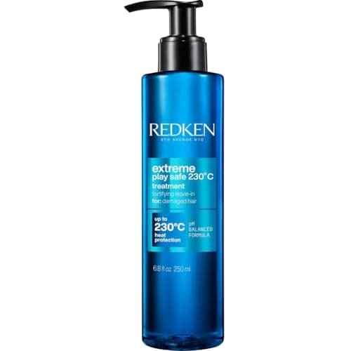 Image of Redken | Hair Treatment, Leave-In Heat Protection, For Damaged Hair, Extreme Play Safe 230, 250 ml