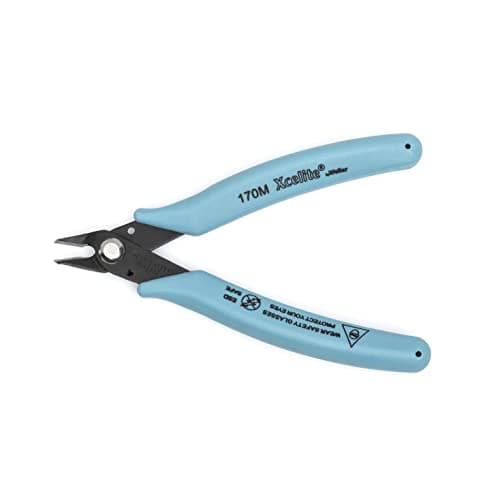 Image of Weller Xcelite 170MVN ESD Safe Shear Cutter - General Purpose, 127 mm (5 inch), Blue