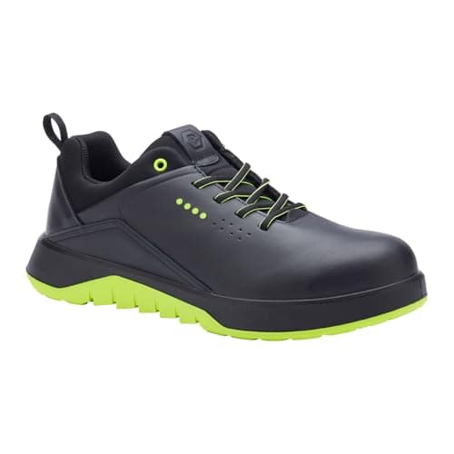 Image of Blackrock Austin Yellow Composite Safety Shoes, Non-Metallic Toe Cap, Water Resistant Leather, Heat-Resistant Rubber Sole, Composite Work Boots, Metal-Free, Mens Womens Unisex Ladies, Size 8 / EU 42
