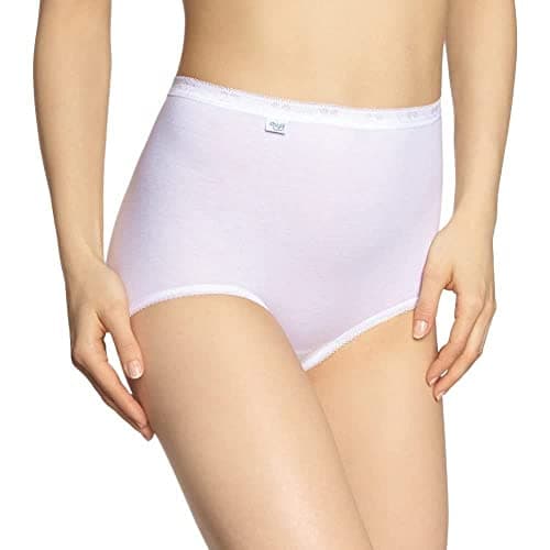 Image of Sloggi Women's Basic Maxi 2P Brief, White, Size 16