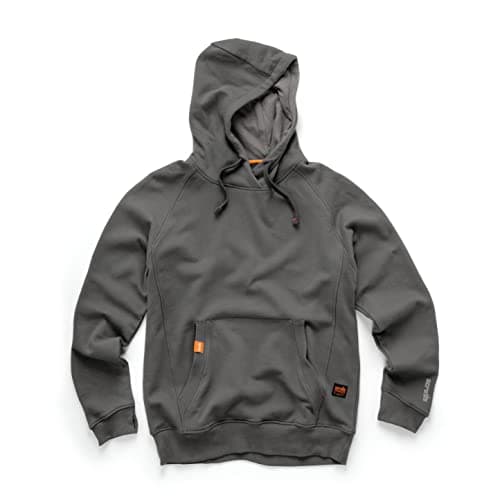 Image of Scruffs Mens Eco Worker Hoodie, Graphite, M UK