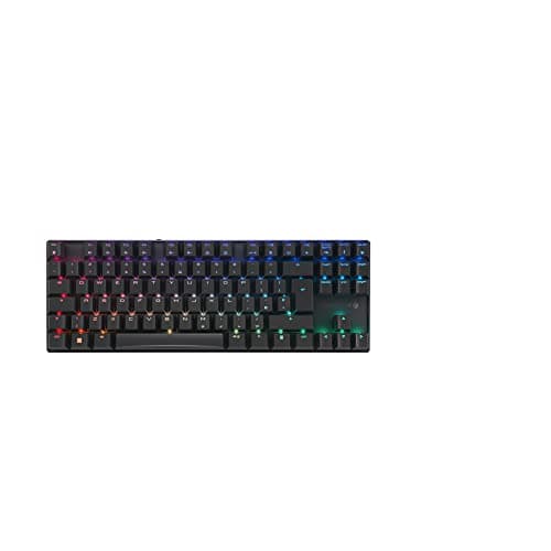 Image of CHERRY MX 8.2 TKL Wireless, Cordless Mechanical Gaming Keyboard without Numeric Keypad, UK Layout (QWERTY), with Metal Transport Case, MX RED Switches, Black