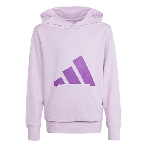 Image of adidas Unisex Kids ESSENTIALS BIG LOGO HOODIE, ice lavender/active purple, 13-14 Years