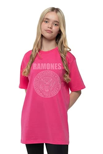 Image of Ramones Kids Tee: Presidential Seal - 11 - 12 Years - Pink