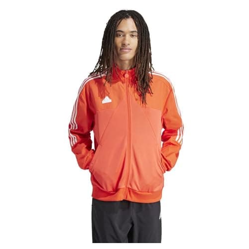 Image of adidas Mens M Tiro Tt Q1 Tracksuit Top Red L