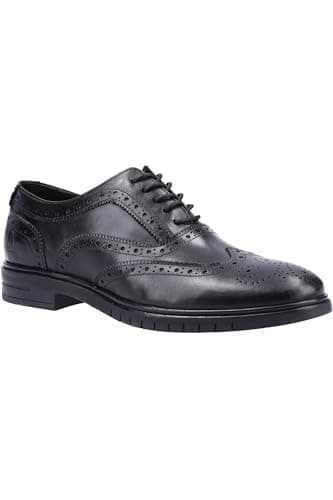 Image of Hush Puppies Men's Santiago Oxford, Black, 9 UK