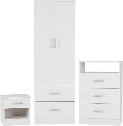 Image of Seconique Polar Bedroom Set in White
