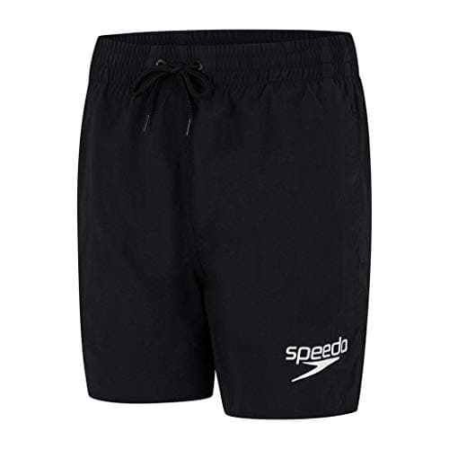 Image of Speedo Boys 13" Watershorts | Swim Shorts | Swimming Trunks | Quick Dry | Comfort | Chlorine Resistant Swimming Trunks Black