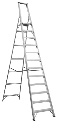 Image of Sealey AXL12 Aluminium Step Ladder 12-Tread Industrial BS 2037/1
