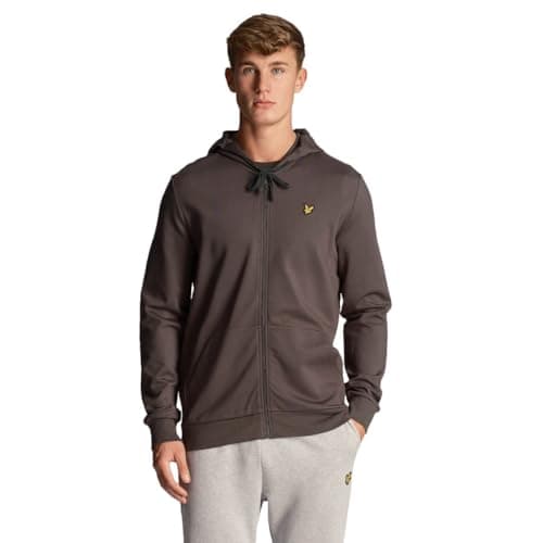 Image of Lyle & Scott Mens Full Zip Hoody - Graphite - M
