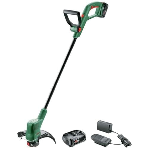 Image of Bosch EasyGrassCut 18V-260 Cordless Grass Trimmer (for Trimming Your Lawn, 18 Volt System, Cutting Circle Diameter: 26 cm, Set)