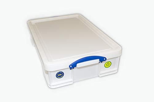 Image of Really Useful Box Plastic Storage 33 Litre White Strong