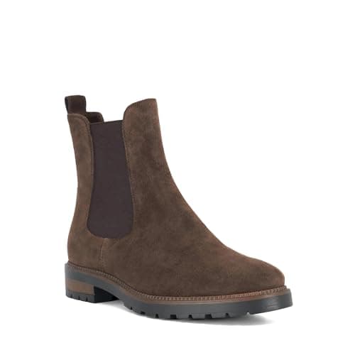 Image of Dune London Ladies POEMA Cleated Sole Chelsea Boots Size UK 6 Suede