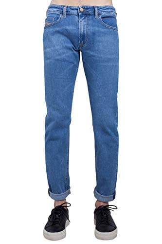 Image of Diesel Thommer WASH 087AR Stretch Men's Jeans Trousers Slim Skinny Available, Blue 087ar, 24