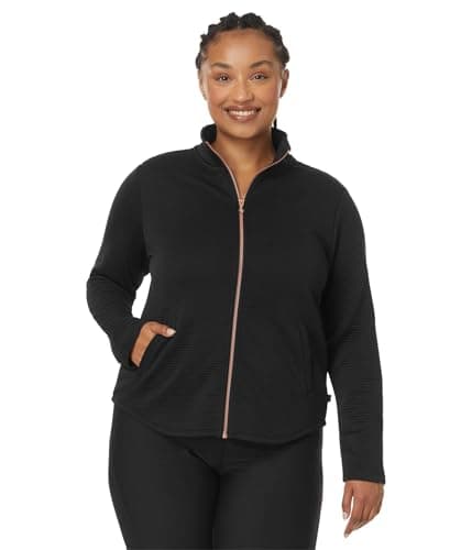 Image of Skechers Women's The Gowalk Shine Jacket49 Jacket, Bold Black, S
