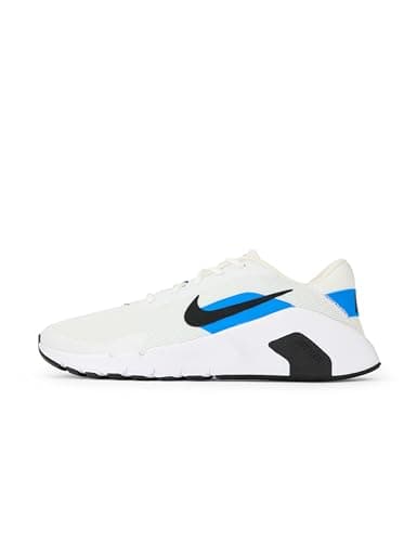 Image of Nike Flex Train HV9972 Men's Workout Shoe, White Black Blue Hero, 9 UK