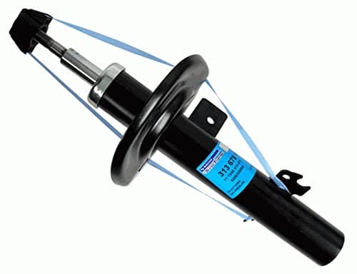 Image of SACHS 313 679 Shock Absorber compatible with Peugeot 207 (WA_, WC_) 2006-2015 Left, Front Axle and Other Vehicles