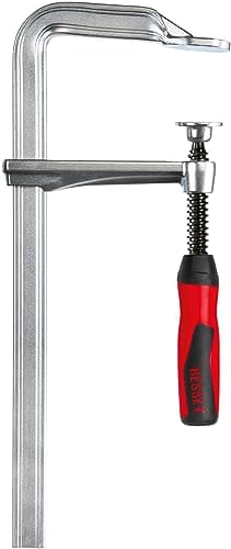 Image of Bessey GZ60-2K All-Steel Table Clamp, Grey/Red, 600/120 mm