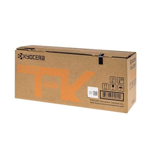 Image of Kyocera TK-5270Y Yellow Original Toner Cartridge 1T02TVANL0. Compatible with P6230cdn, M6230cidn and M6630cidn
