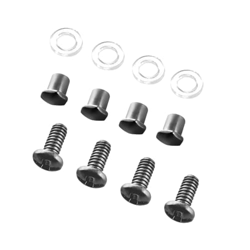 Image of Hicycle2 Replacement Screws for Prada Eyeglasses Sunglasses to Mount Lenses (Black)