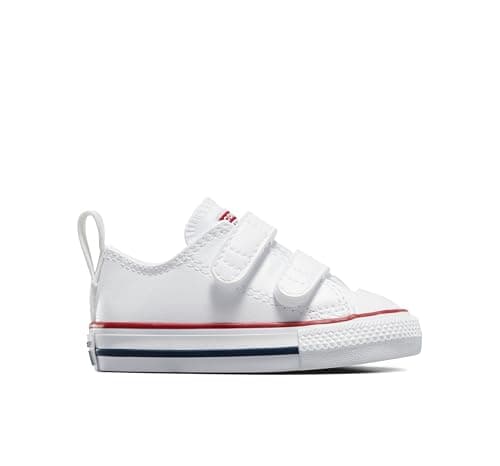 Image of Converse All Star 2vlace Trainers Optical White - 6 Infant UK