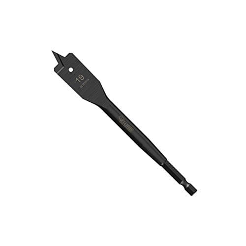 Image of 1 x SabreCut SCRIW19_1 19mm x 152mm Impact Rated Flat Wood Spade Bit for Softwood Hardwood Chipboard