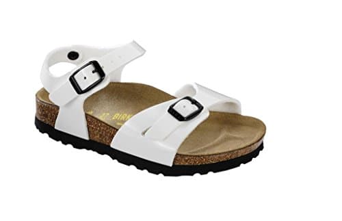 Image of Birkenstock Rio, Girls' Sandals, White, 9 Child UK (27 EU)