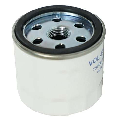 Image of Engine PETROL Oil Filter COMPATIBLE WITH FORD B-MAX C-MAX II COURIER ESCORT FIESTA FOCUS KA MONDEO SKODA VOLVO 1007705, 1007706, 7S7G-6714-AA, 1E0514302, 30711616
