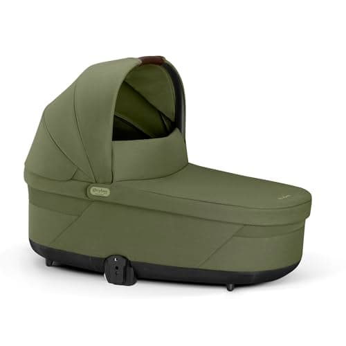 Image of CYBEX Gold COT S LUX Carrycot, from Birth to Approx. 6 Months (max. 9 kg), for CYBEX Balios S Lux and Talios S Lux, Moss Green