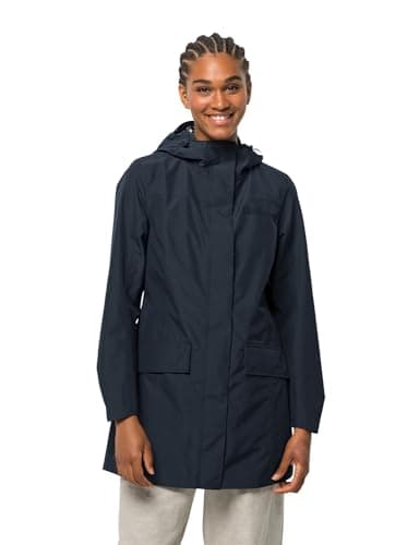 Image of Jack Wolfskin Women's Cape York Paradise Coat W Coat, Night Blue, M, night blue, M