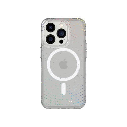 Image of tech21 iPhone 14 Pro Evo Sparkle Compatible with MagSafe – Glittering & Scratch-Resistant Phone Case with 12ft Multi-Drop Protection