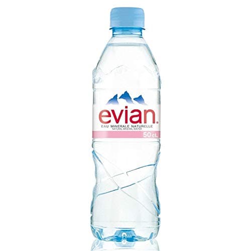 Image of 022071 - Evian (500ml) Natural Mineral Water Bottle Plastic (1 x Pack of 24 Water Bottles)