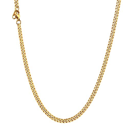 Image of U7 Gold Chains 30 Inch Mens, Women Long Chain Necklace