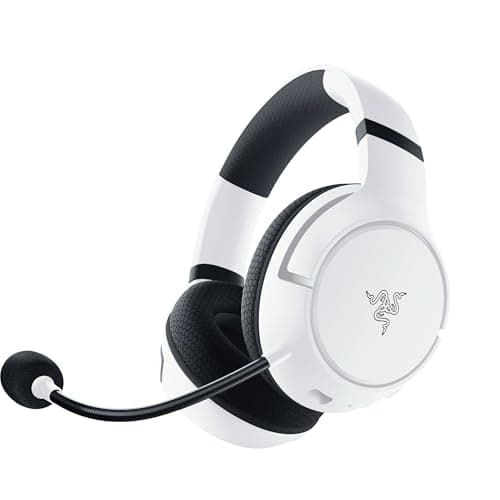 Image of Razer Kaira Wireless Gaming Headphones for Xbox Series X (Triforce Titanium 50 mm Driver, HyperClear Cardioid Microphone, Xbox Wireless, Windows Sonic) Mercury White