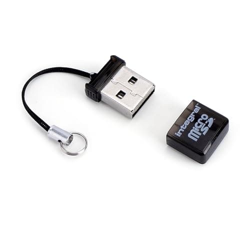 Image of Integral Micro SD USB2.0 Memory Card Reader Adapter - Compact, Plug & Play and Compatible with microSD, microSDHC & microSDXC