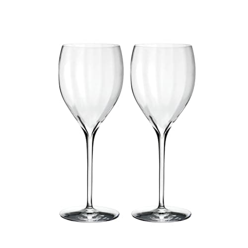 Image of Waterford Elegance Optic Crisp White Wine Glass, Pair