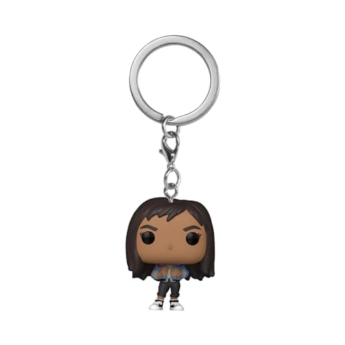 Image of Funko POP! Keychain Marvel: - America Chavez - Doctor Strange Novelty Keyring - Collectable Mini Figure - Stocking Filler - Gift Idea - Official Merchandise - Movies Fans - Backpack Decor
