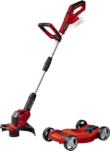 Image of Einhell Cordless Strimmer With Mower Attachment 18V Power X-Change, 28cm Cutting Width, Battery Strimmer Cordless Grass Cutter and Lawn Edger, Without Battery GE-CT 18/28 Li TC