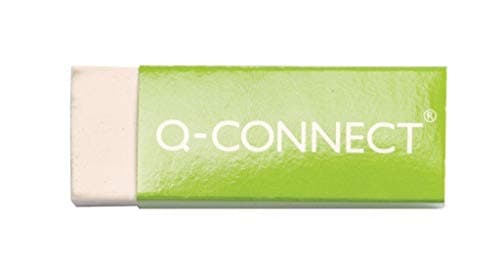 Image of Q-Connect Plastic Eraser White (20 Pack)