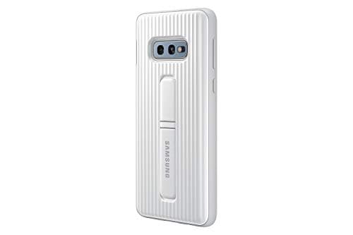 Image of Samsung Original Galaxy S10e Protective Slim Textured Standing Cover/Case - White