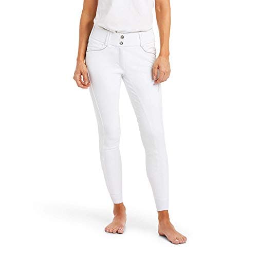 Image of ARIAT Pro Tri Factor X Grip White Womens Full Seat Breech Trousers 10034786