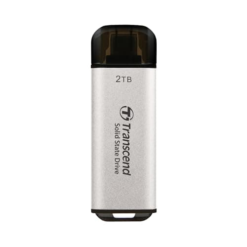 Image of Transcend ESD300 2TB USB-C External SSD 1050MB/s Ideal for iPhone 17/16/15 Pro, MacBook& iPad Pro, High-Speed Data Backup& Transfer TS2TESD300S