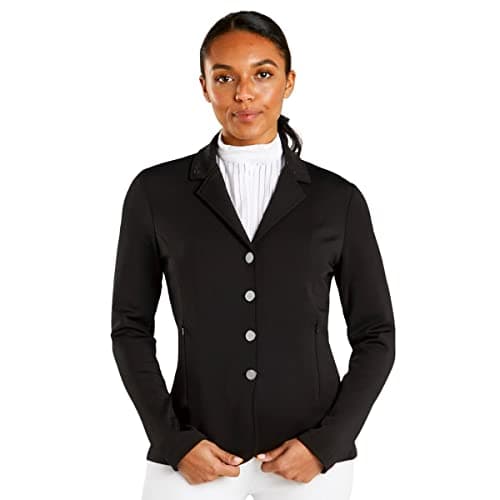 Image of Harry Hall Horse Riding Show Jacket for Women, Ladies Elegant Equestrian Jackets - Black - M