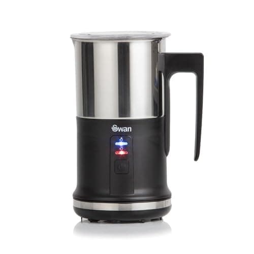 Image of Swan SK33020BLKN Automatic Milk Frother and Warmer, Non Stick Coating, Auto Switch Off, 500W, Black