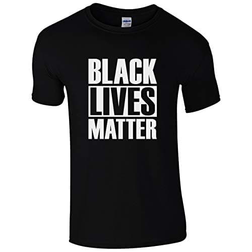 Image of Darkwear Black Lives Matter Black T-Shirt - Anti Racism BLM Justice Mens Gift Top Tee (5XL)