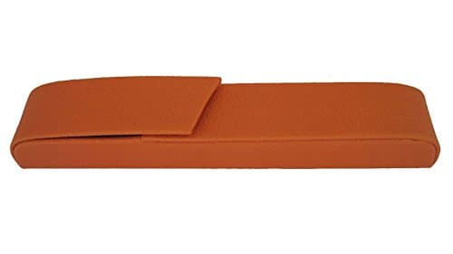 Image of Alassio Rivoli 2654 Writing Instrument Case Imitation Leather Orange Approx. 15.5 × 2.5 × 2 cm