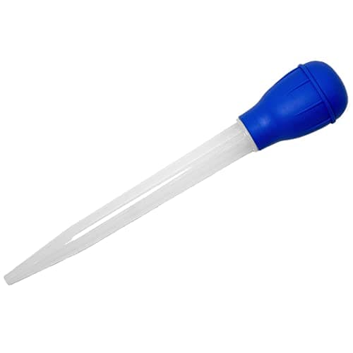 Image of Chef Craft Basic Nylon Tube Baster, 13.5 Inch, White/Blue