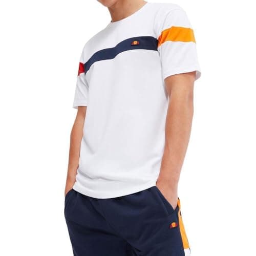 Image of ellesse Men's Caserio T-Shirt, White, M